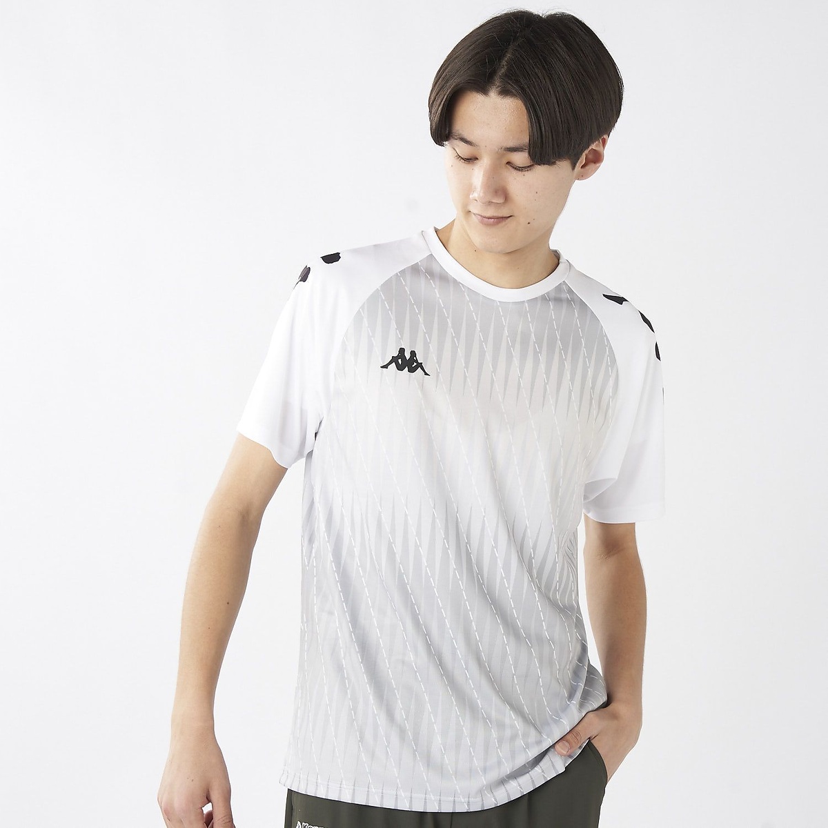 Kappa 半袖シャドー柄シャツ