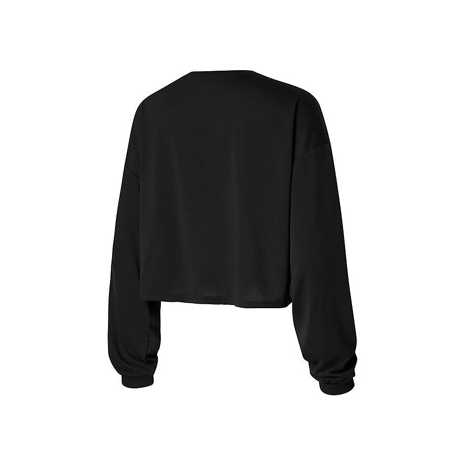 クロップド丈 ルーズフィット 長袖