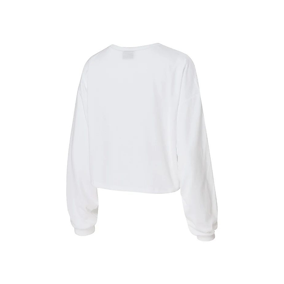 クロップド丈 ルーズフィット 長袖