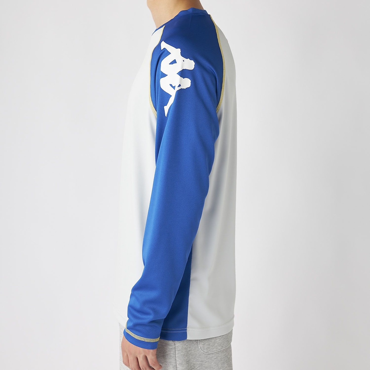 長袖Tシャツ　飾りステッチ×オミニ