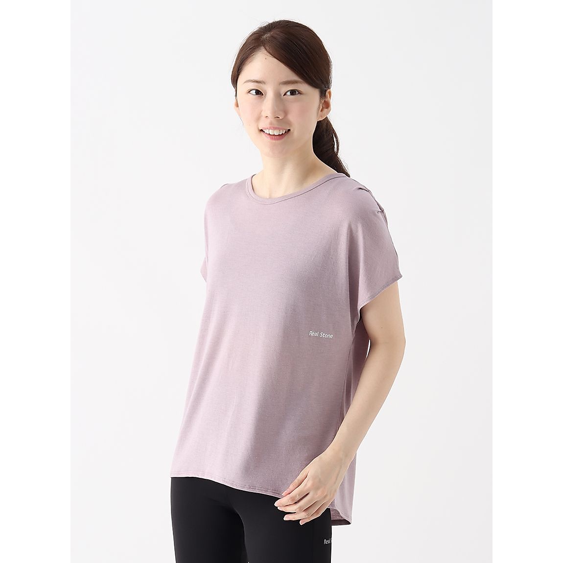 Real Stone フレンチスリーブトップ LV