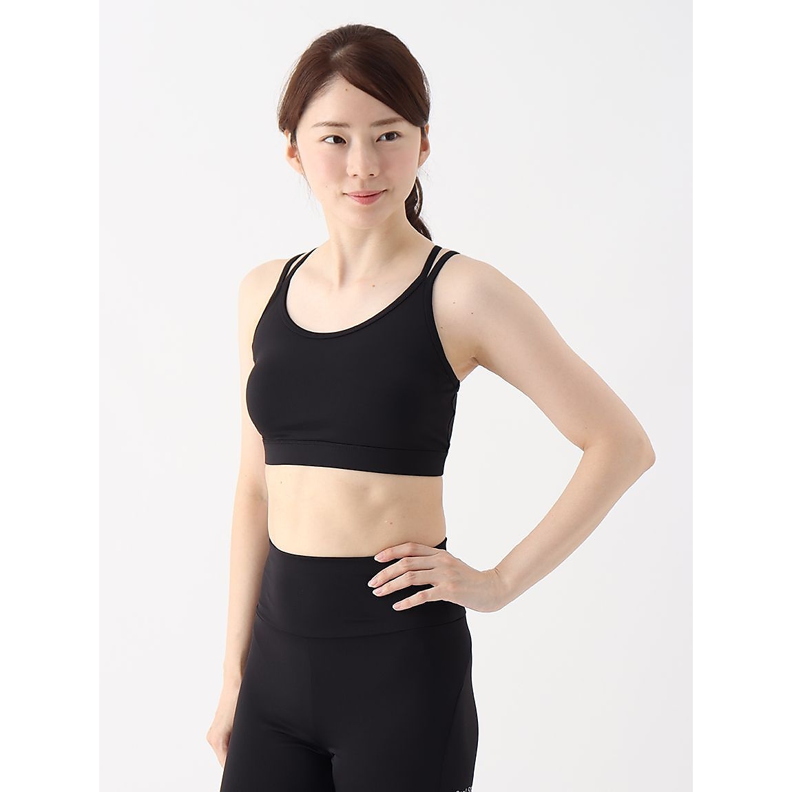 Real Stone ショートトップ BLK