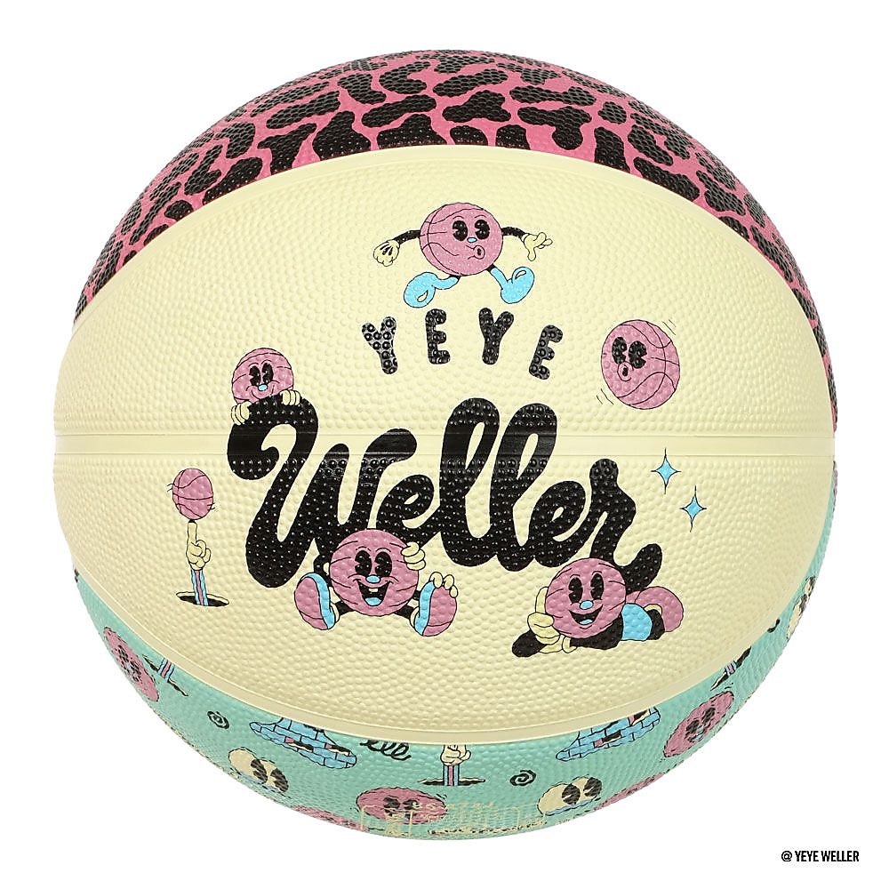 イェイェ・ウェラー ストリート スウィッシュ クリーム×ピンク×ターコイズ