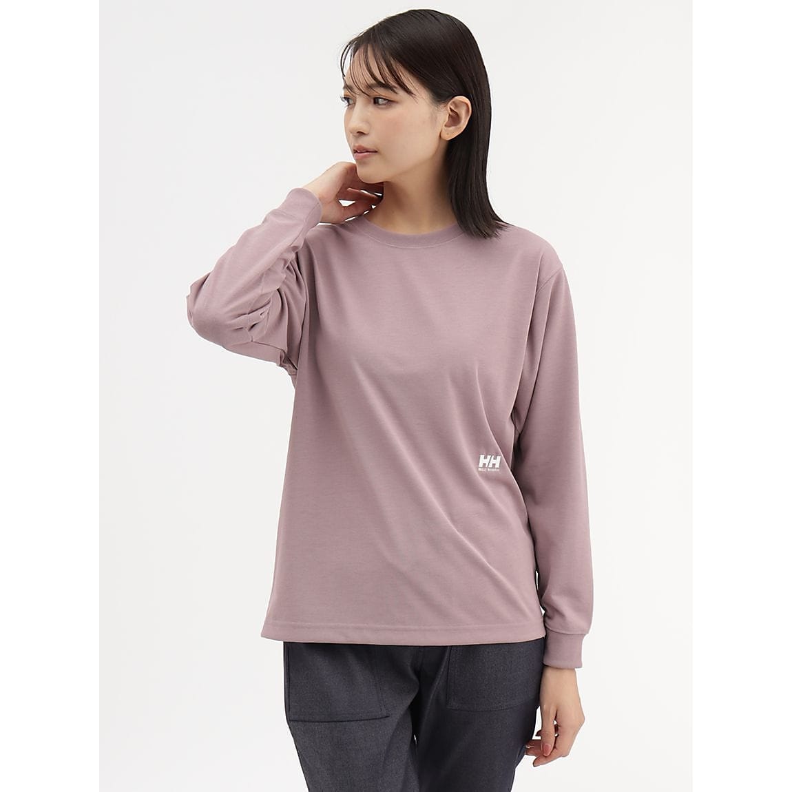 L/S ONE POINT TEE (ロングスリーブ ワンポイントティー)