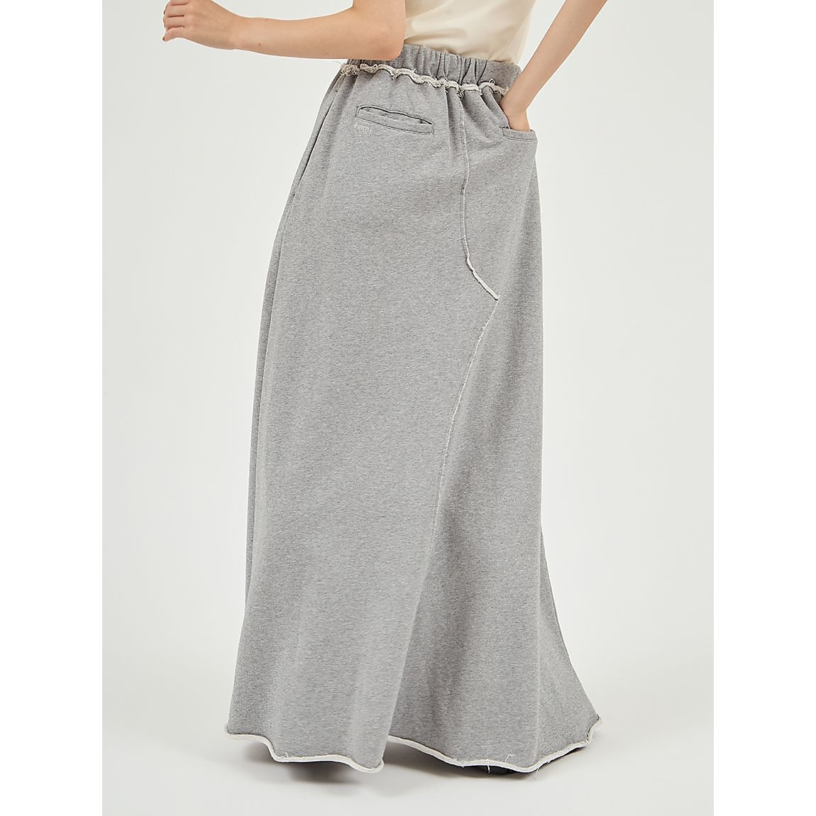 スウェットマキシスカート
