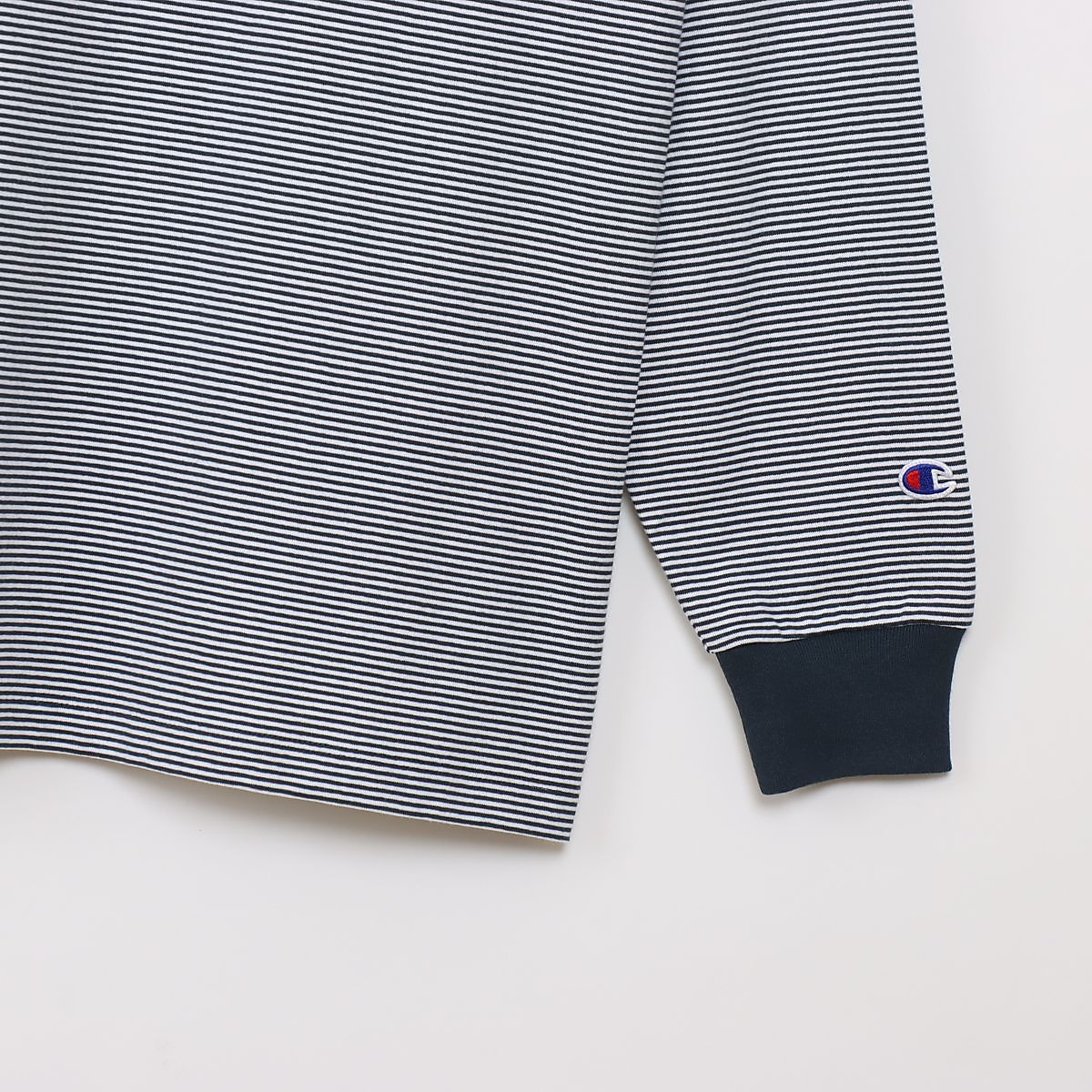 L/S BORDER POLO SHIRT