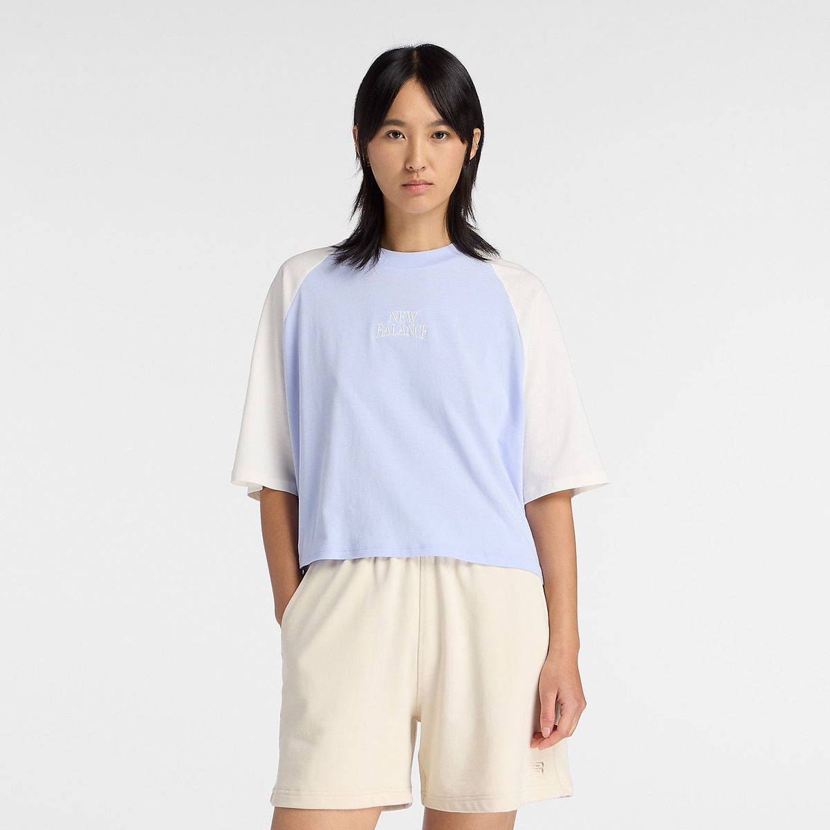 リニアヘリテージラグランTシャツ