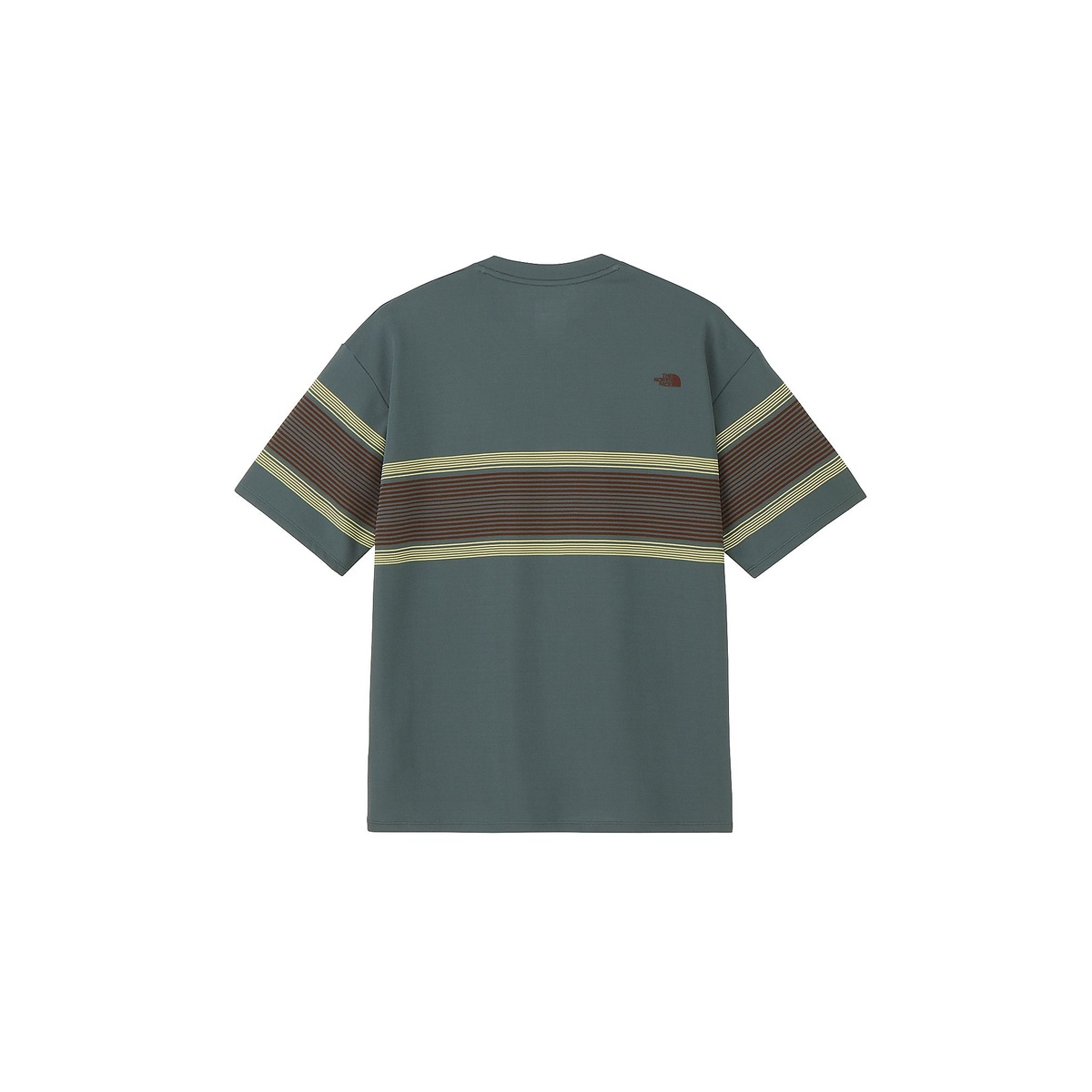 S/S F RUN PN BD CR (ショートスリーブフリーランパネルボーダークルー)