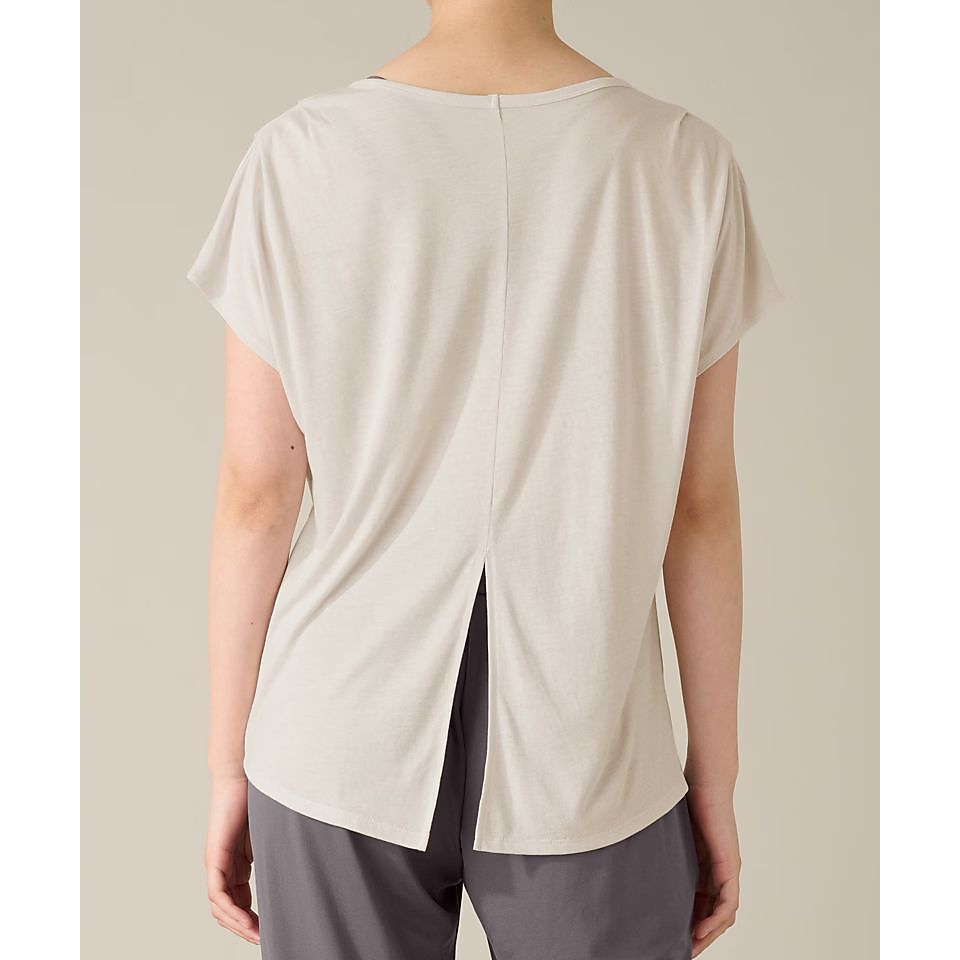 Real Stone フレンチスリーブトップ SAND