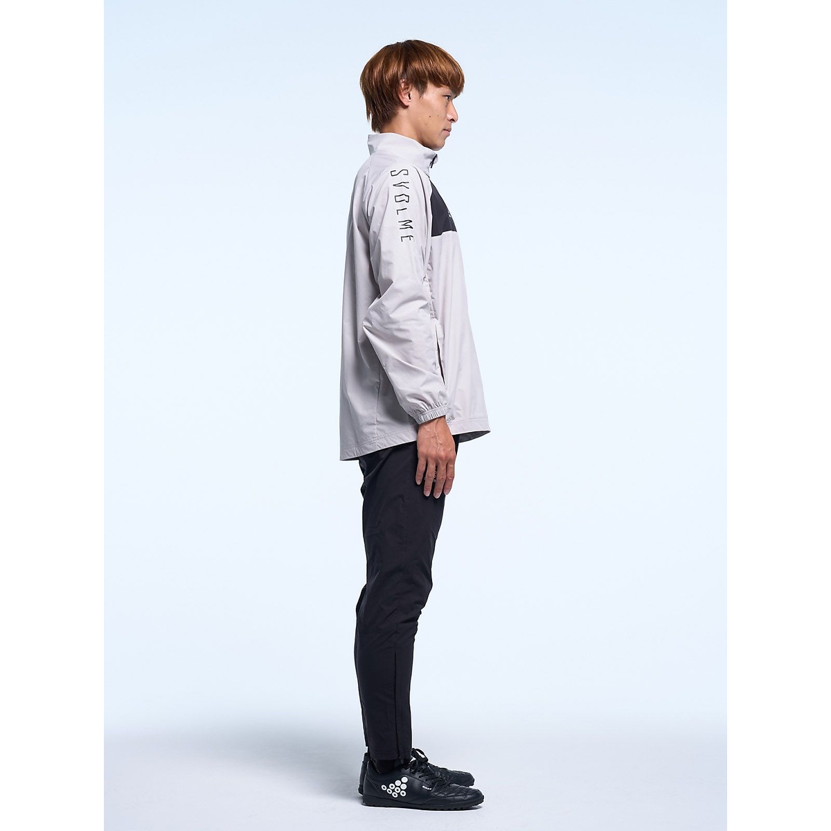 ハーフジップピステトップ