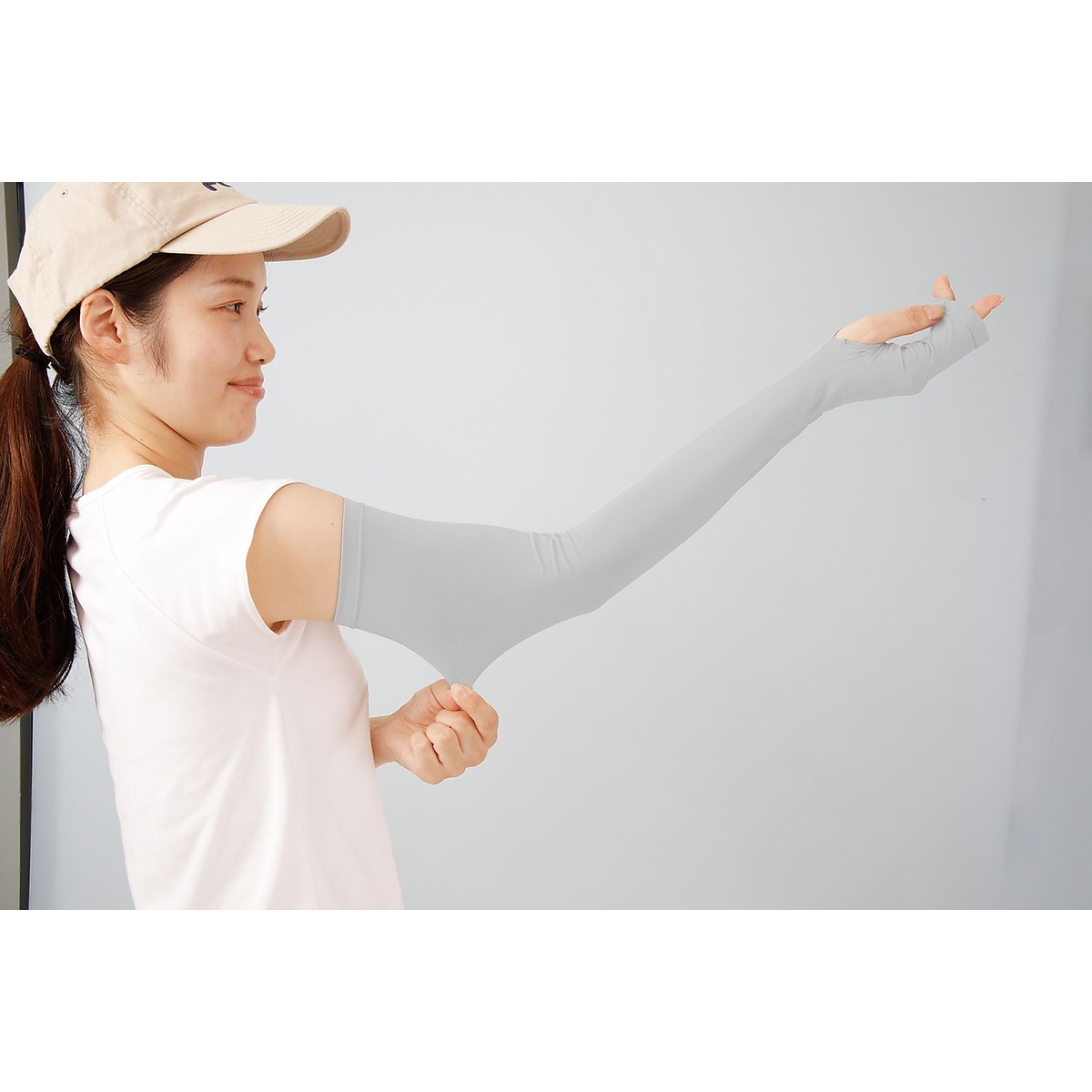 夏に差が出る　UVアームカバー