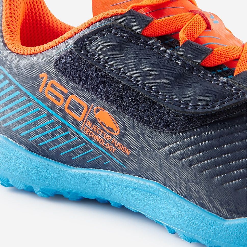 Decathlon キッズ サッカースパイク 面ファスナー 160 Easy Turf NVY