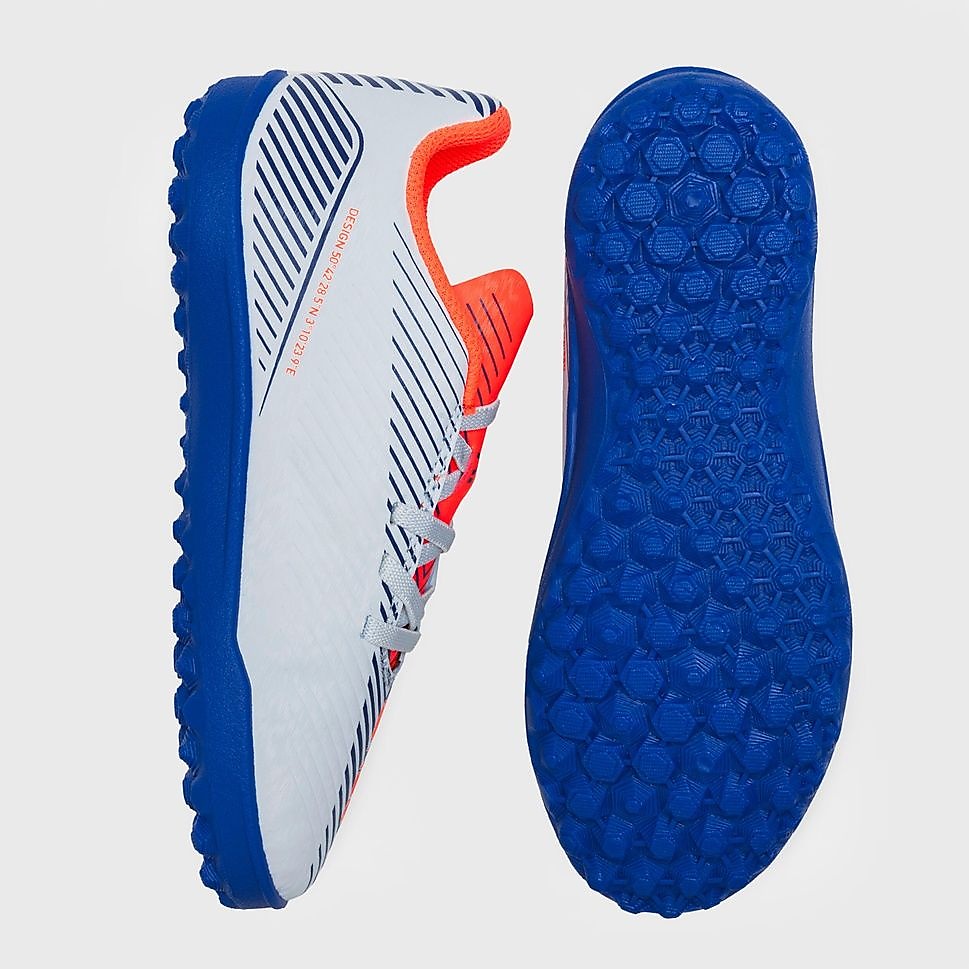 Decathlon キッズ サッカースパイク 面ファスナー 160 Easy Turf GRY