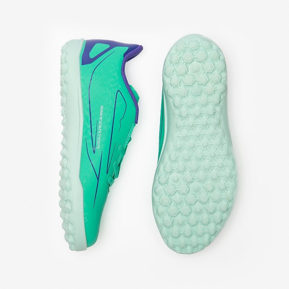 Decathlon キッズ サッカースパイク 面ファスナー 160 Easy Turf GRN