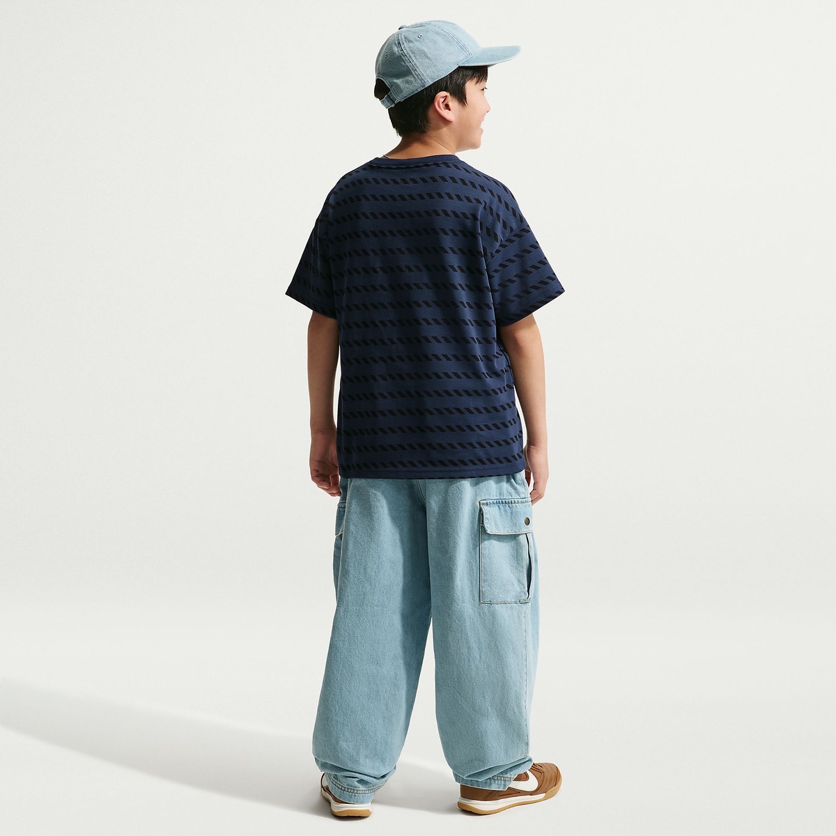 ナイキ YTH NSW M90 HAZ ストライプ S/S Tシャツ