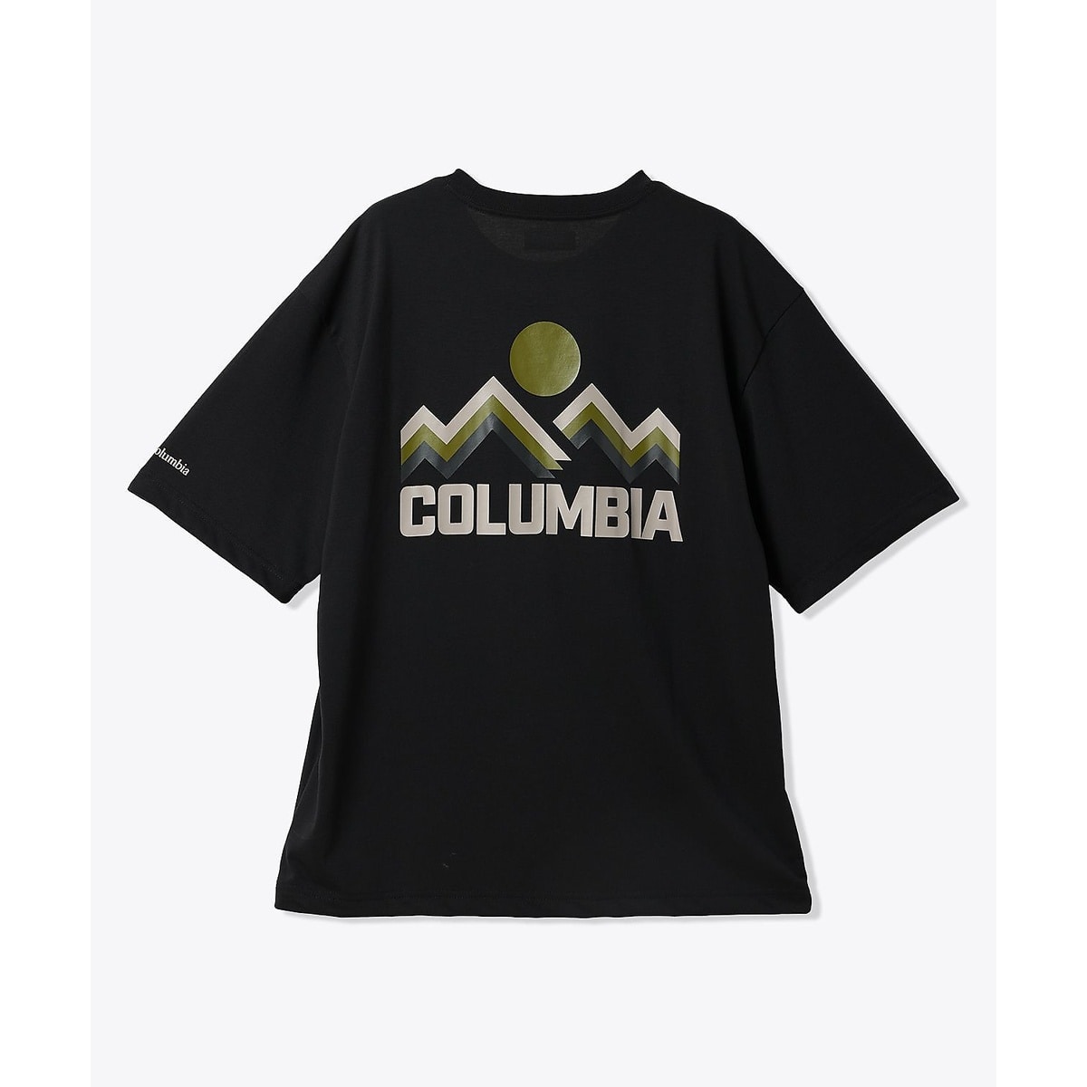 シダートレイルバックグラフィックTシャツ