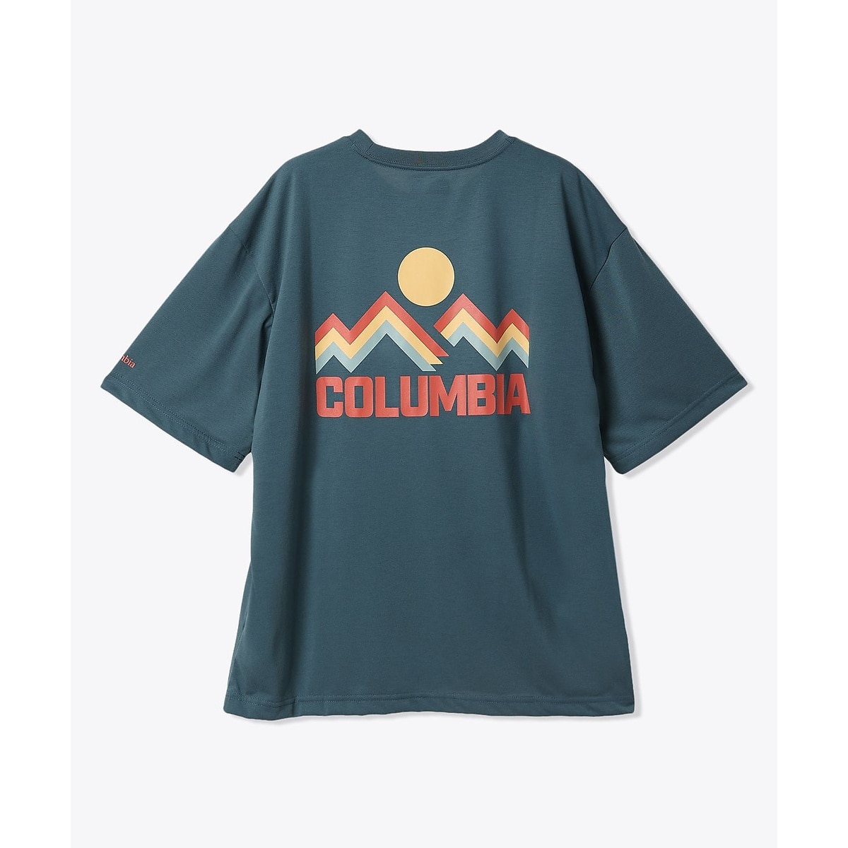 シダートレイルバックグラフィックTシャツ