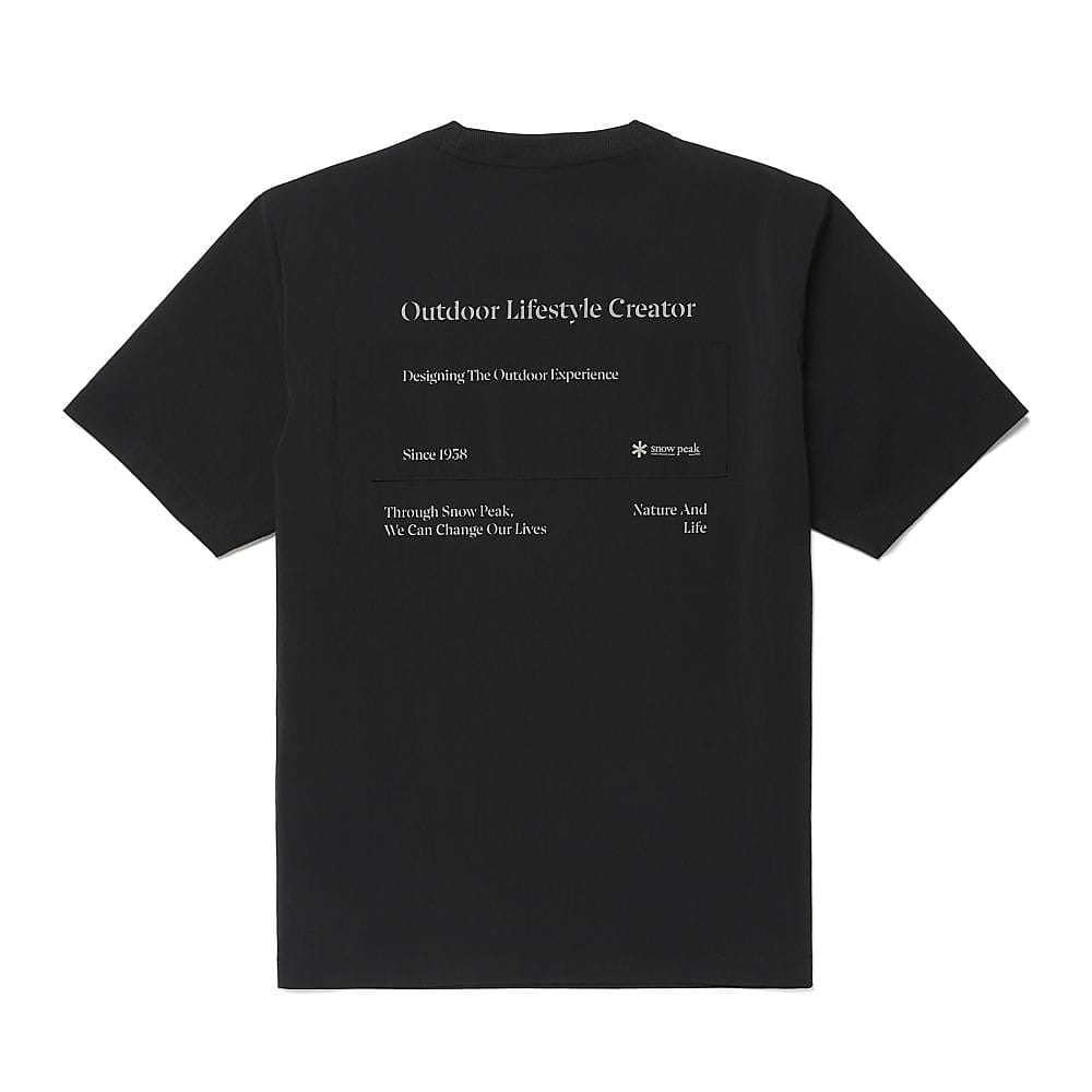 Root Woven Patch S/S T-Shirt L BK