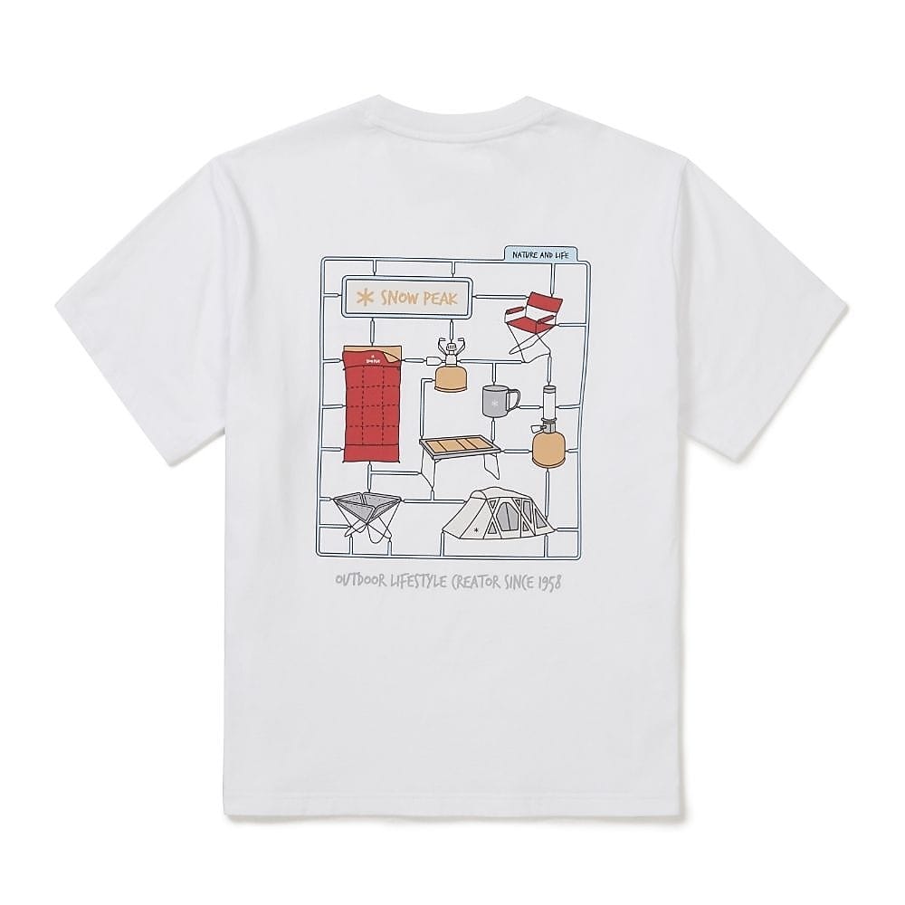 Cotton Camping Gear S/S T-Shirt L WH