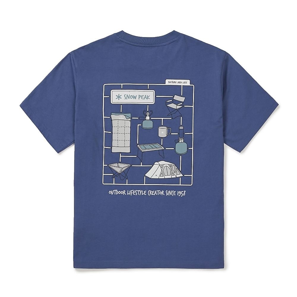 Cotton Camping Gear S/S T-Shirt XL BL