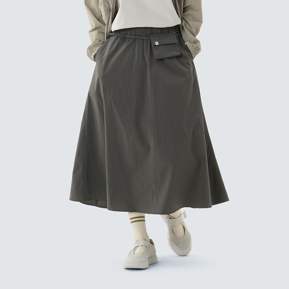 Root Flared Long Skirt M RK