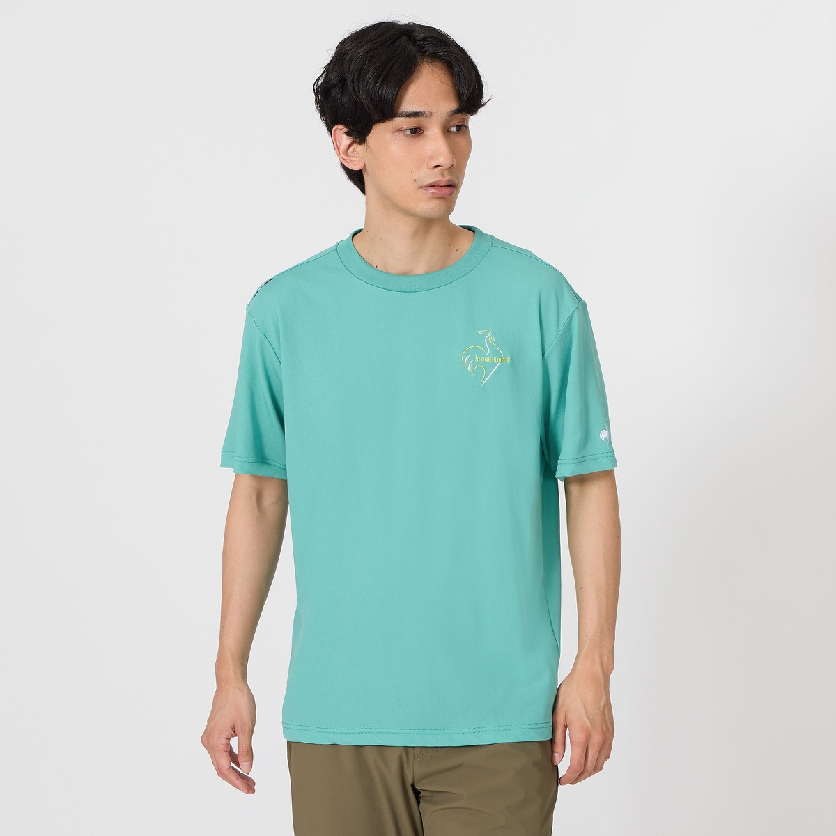 接触冷感ポリエチレン半袖Tシャツ