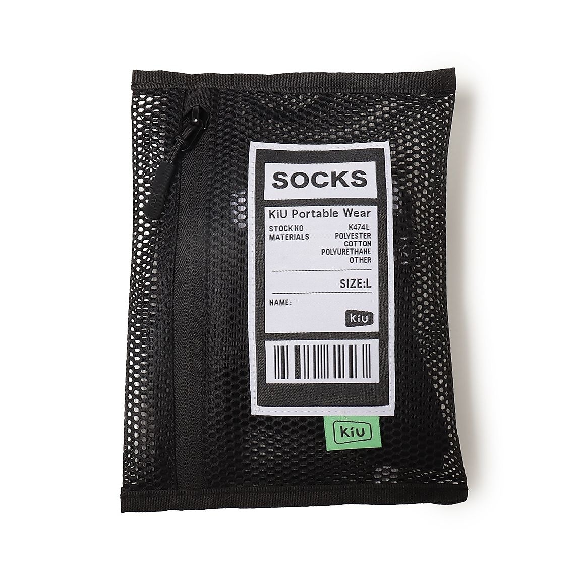 [KiU PACK SOCKS]L_BK