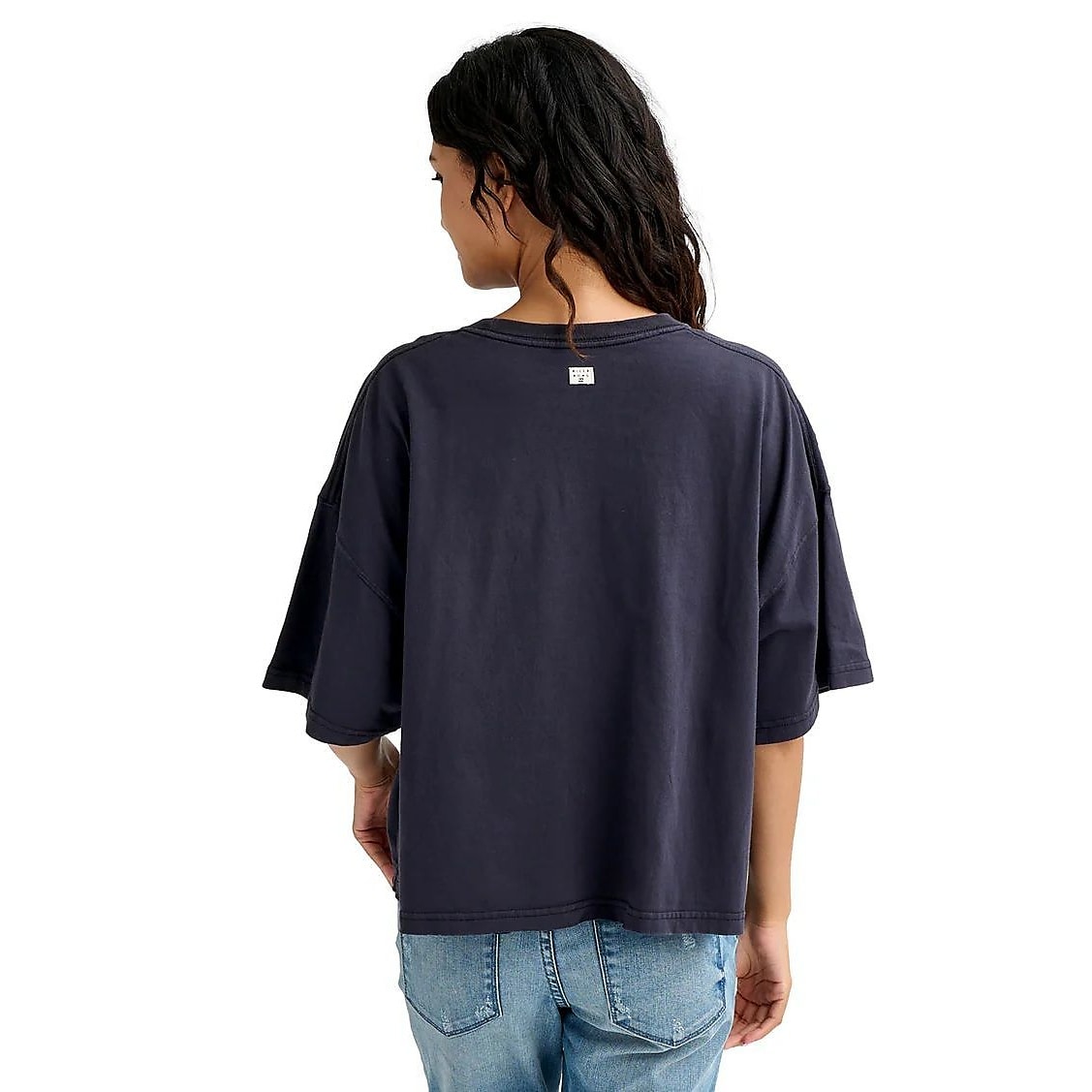 GRAPHIC WIDE LOOSE CROPPED TEE
