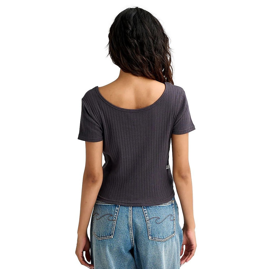 2WAY BABY FIT RIB TEE