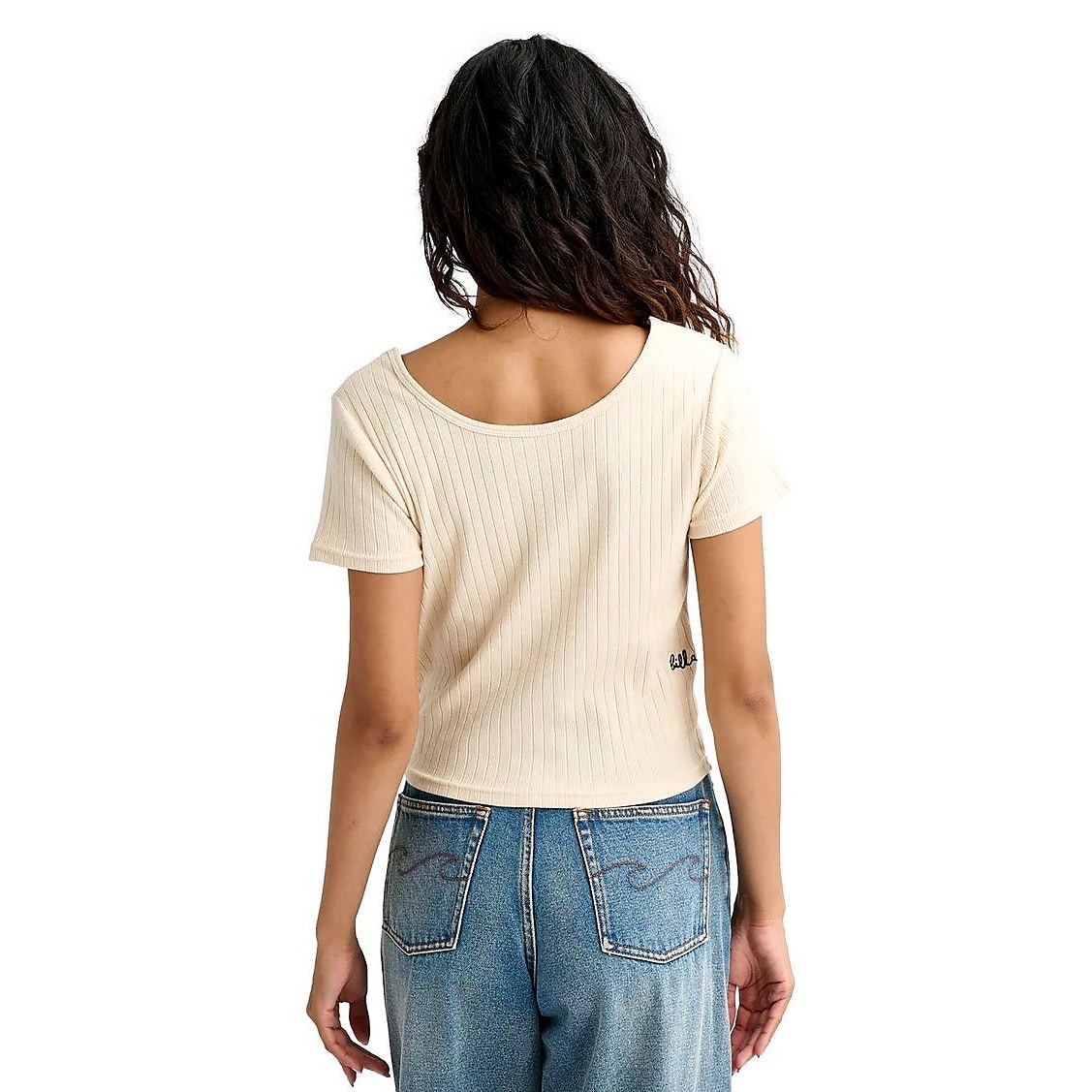 2WAY BABY FIT RIB TEE