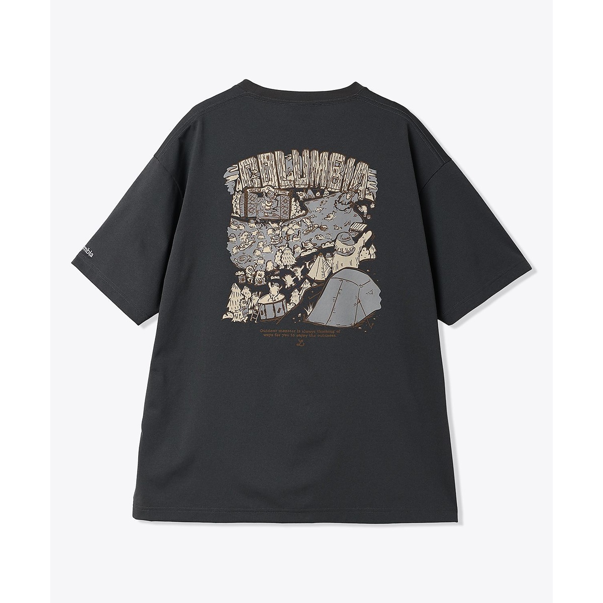 リトルベアロックグラフィックショートスリーブTシャツ
