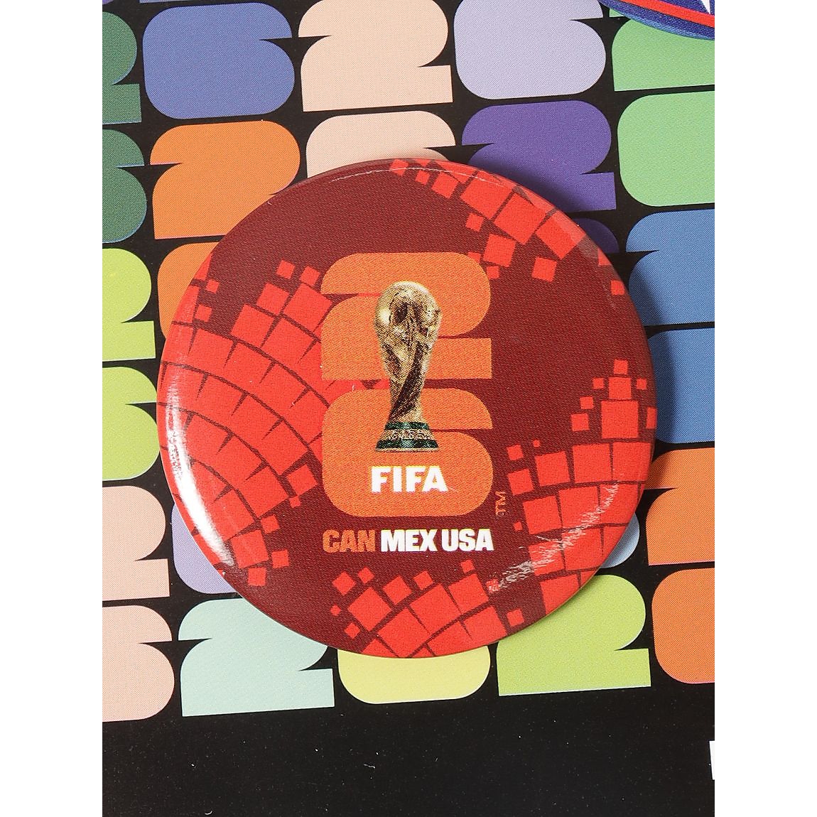Host Countries Button Pin