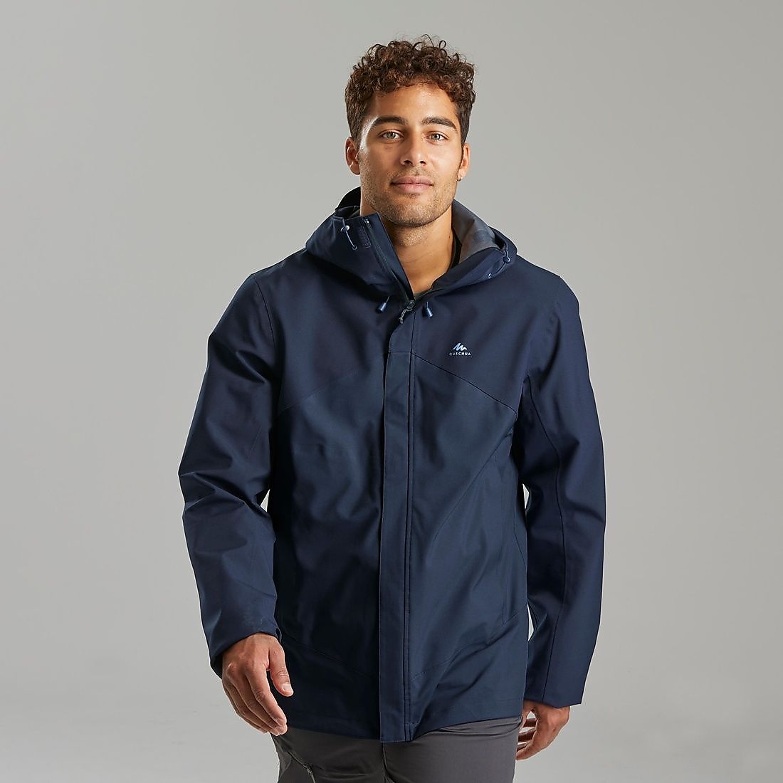 Decathlon メンズ 防水ジャケット MH150 NVY