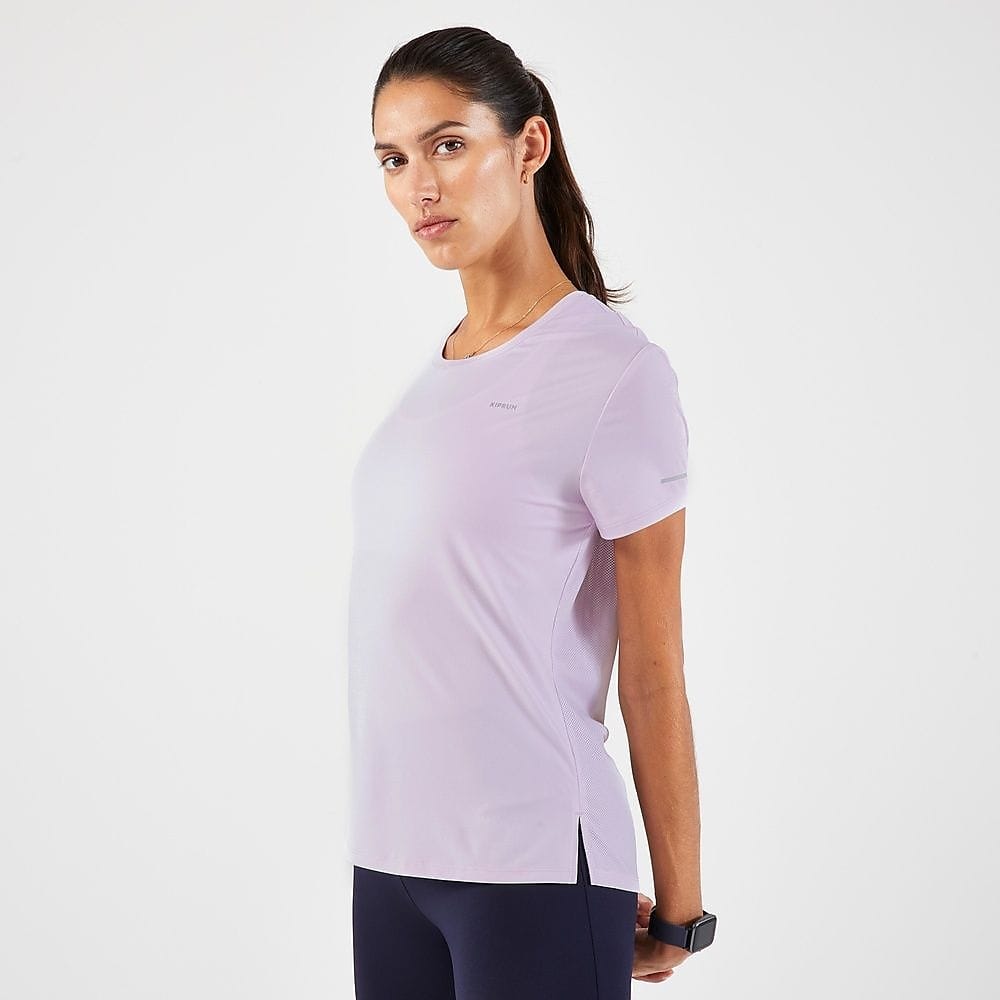 KIPRUN レディース TシャツRun500 透湿性 速乾性 PPL