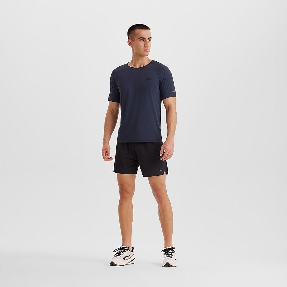 KIPRUN メンズTシャツ RUN 500 COOL DRY NVY