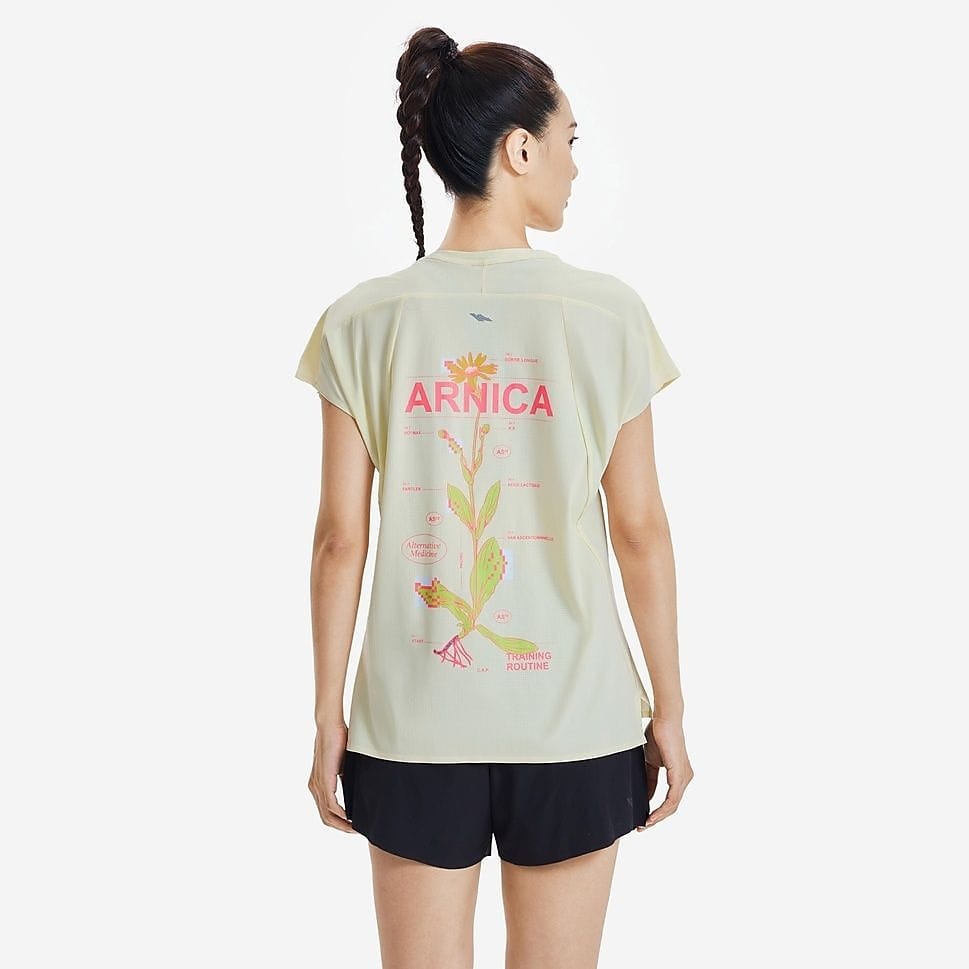 KIPRUNレディースTシャツRUN900 LIGHT 速乾 YEL