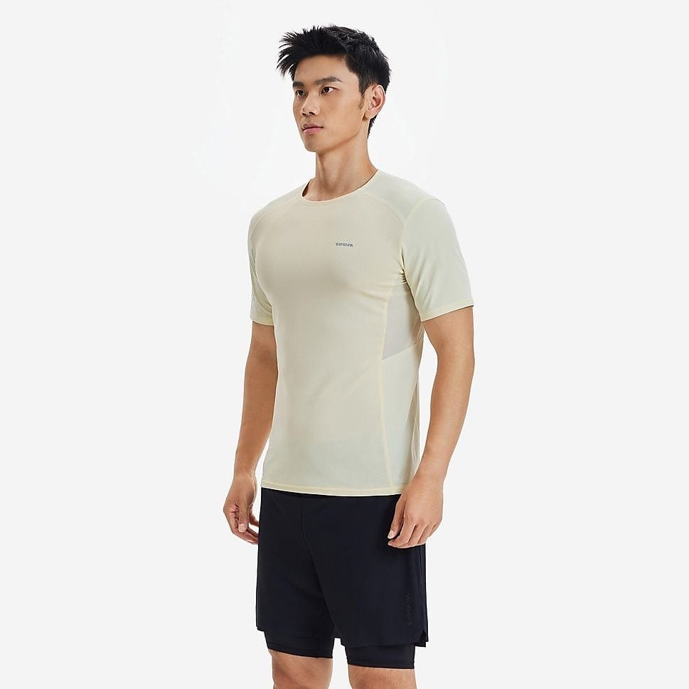 KIPRUNメンズTシャツRUN900 LIGHT YEL