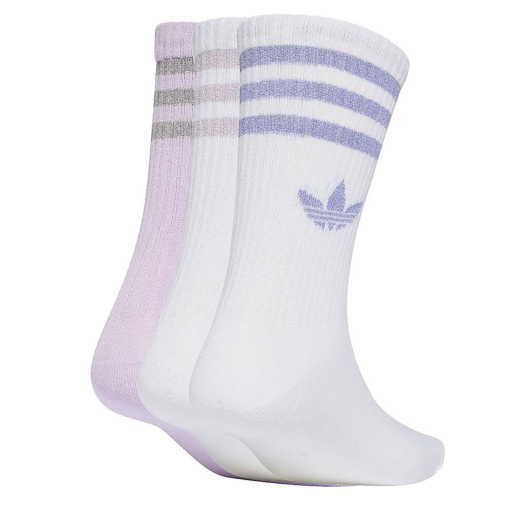 3 STRIPES GLITTER CREW SOCKS 3 PAIRS