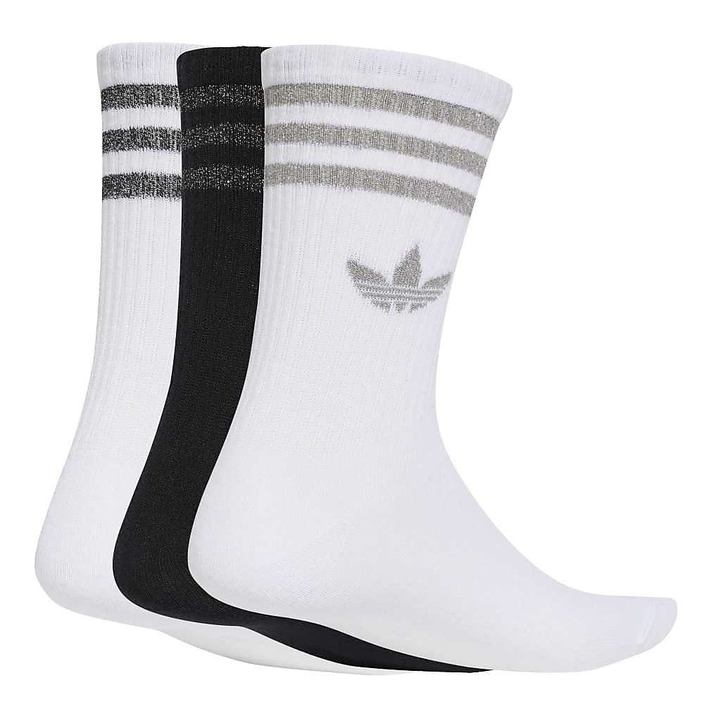 GLITTER TREFOIL CREW SOCK 3 PAIR PACK