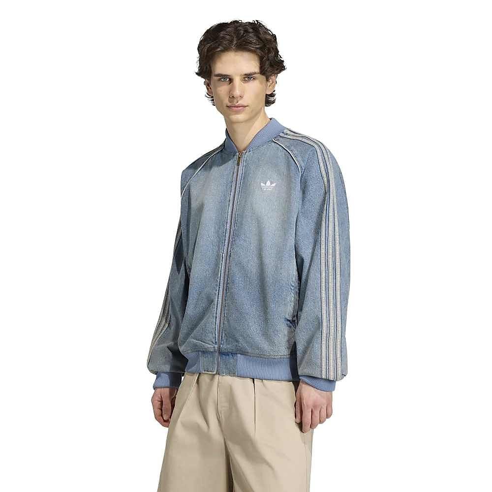SST ADICOLOR DENIM TRACKTOP LIGHT WASH