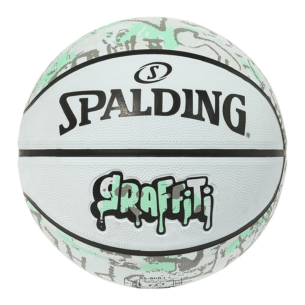 ミントグリーン メタルバスケット ヴィンテージ 大きめ SPALDINGスポルディング - グラフィティ ミント×ホワイト 85-514J/メガ