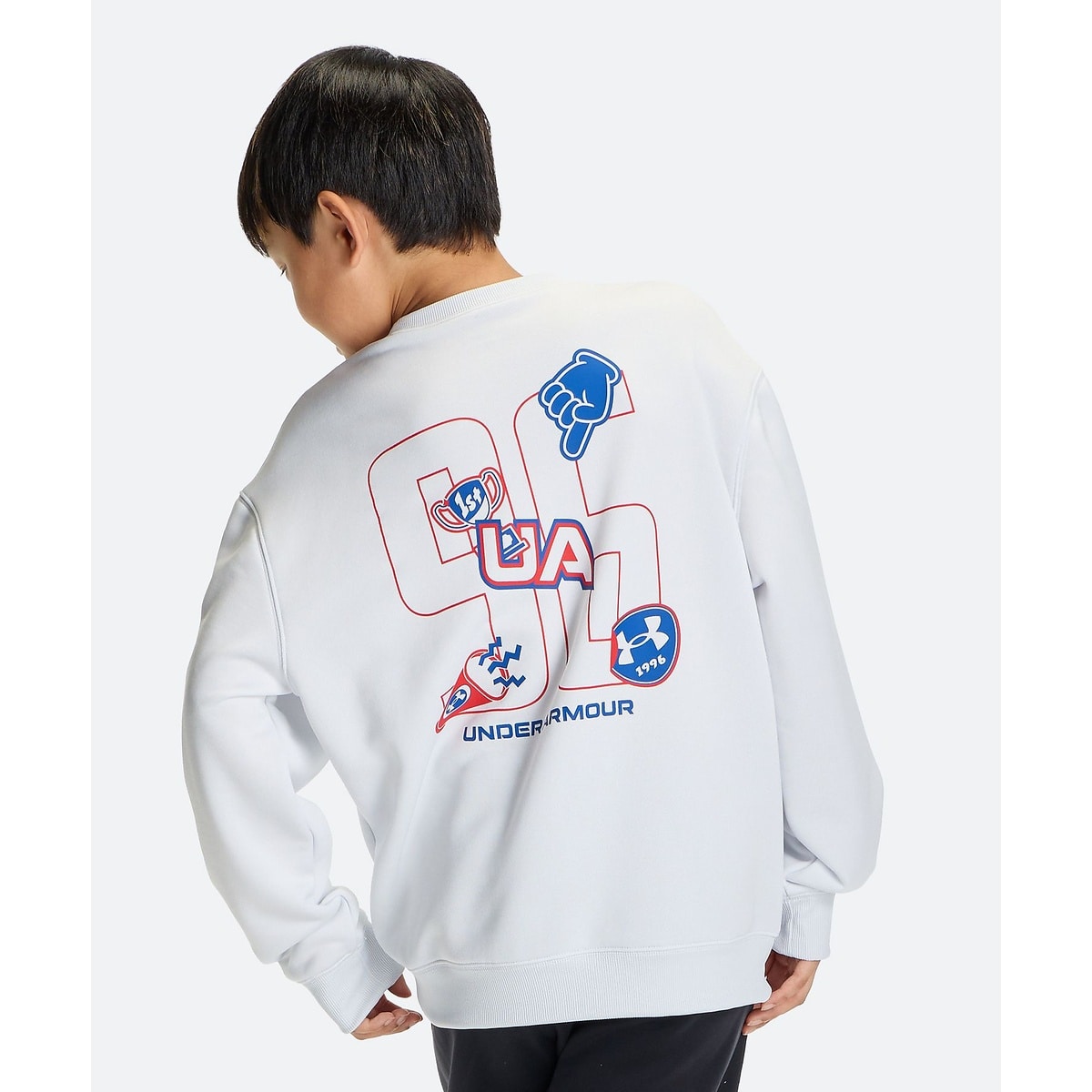 UA RIVAL LIGHTWEIGHT TERRY OVERSIZED CREW