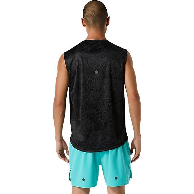 GRAPHIC SLEEVELESS TOP