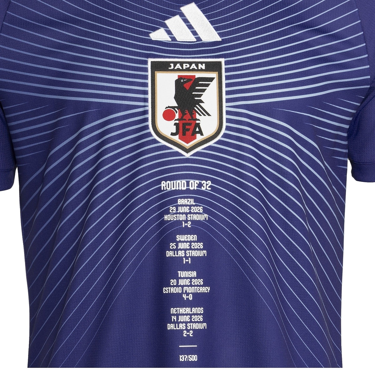 アディダス サッカー日本代表 2026 ホーム メモリアル ユニフォーム