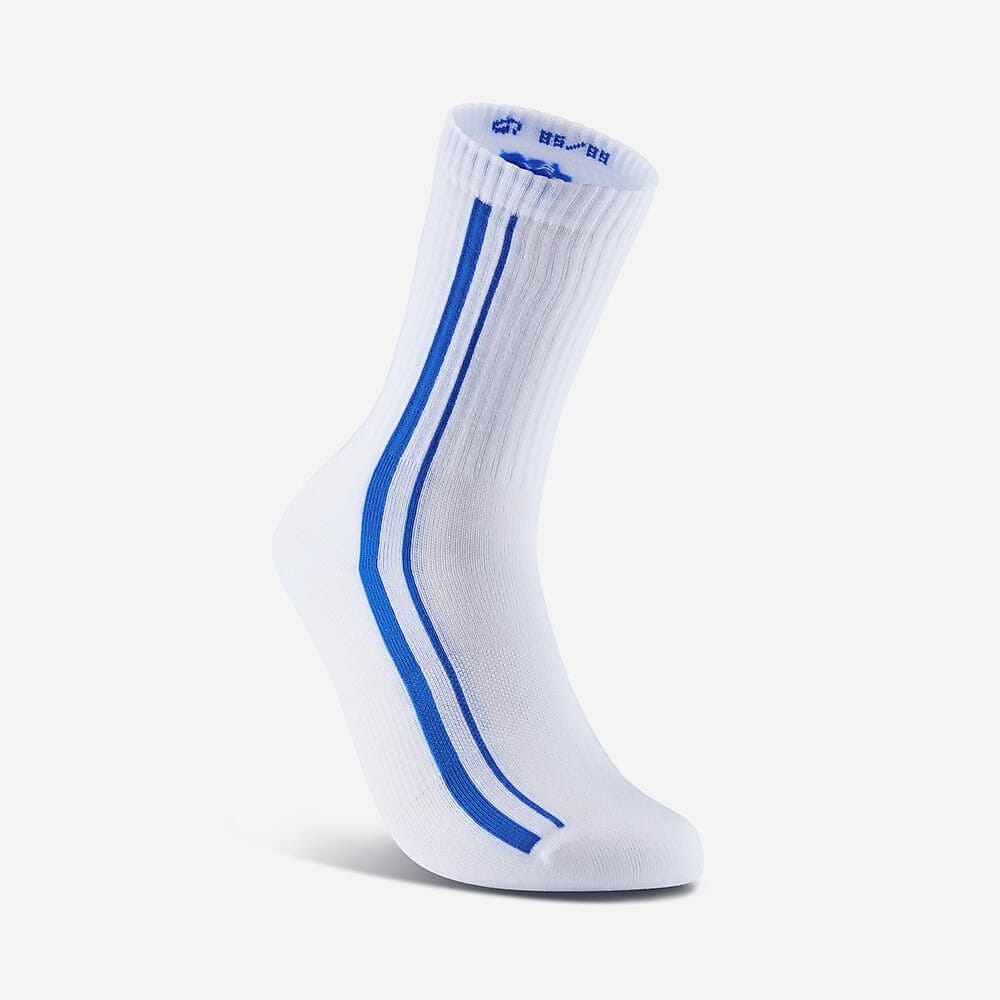 ウォーキング ソックス ロング丈 薄手 2足組 WS 500 ECO WHT