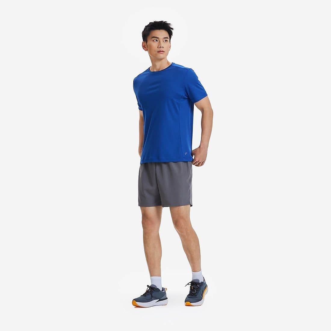 ランニング メンズ Tシャツ 透湿性 DRY BLU
