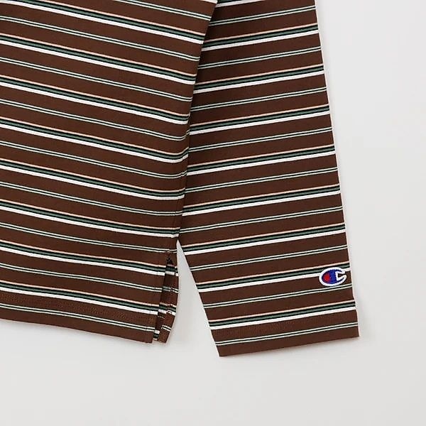 L/S BORDER POLO SHIRT