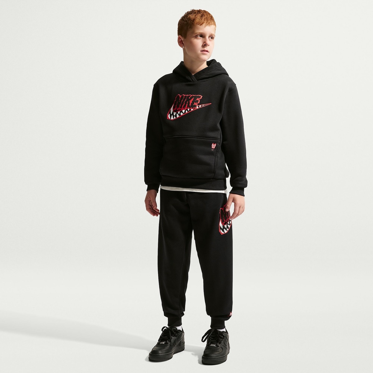 ナイキ YTH NSW クラブ HBR フリース L/S フーディ
