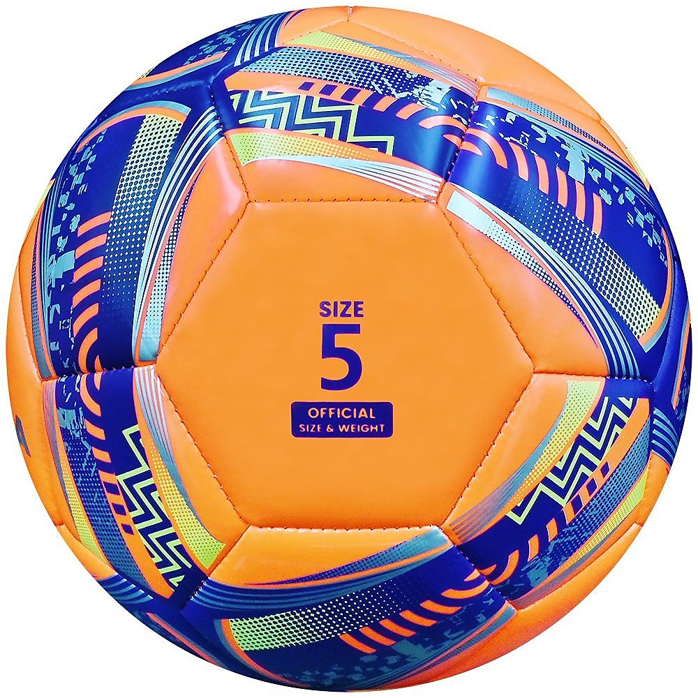 サッカー5号 オリジナル マシン縫い オレンジ