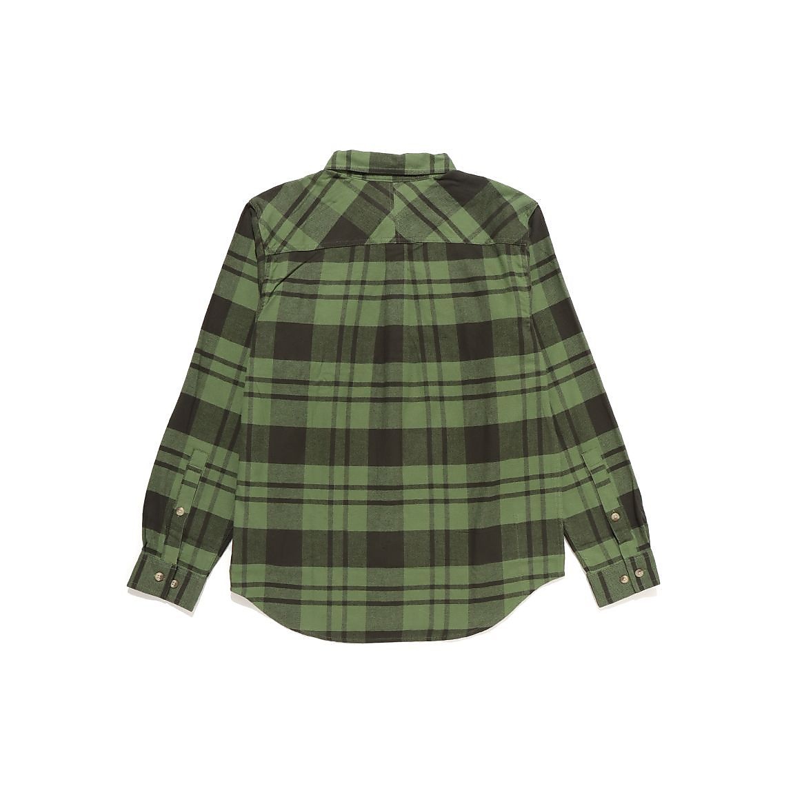 フレアガンストレッチフランネルシャツ